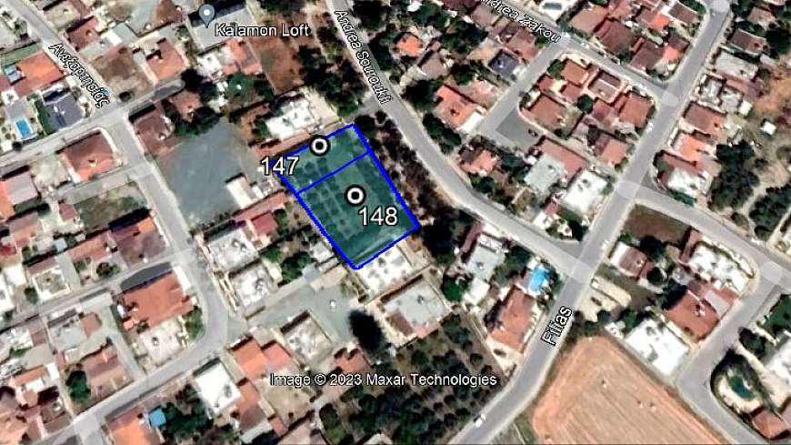 Large residential plot  in KITI Larnaca.