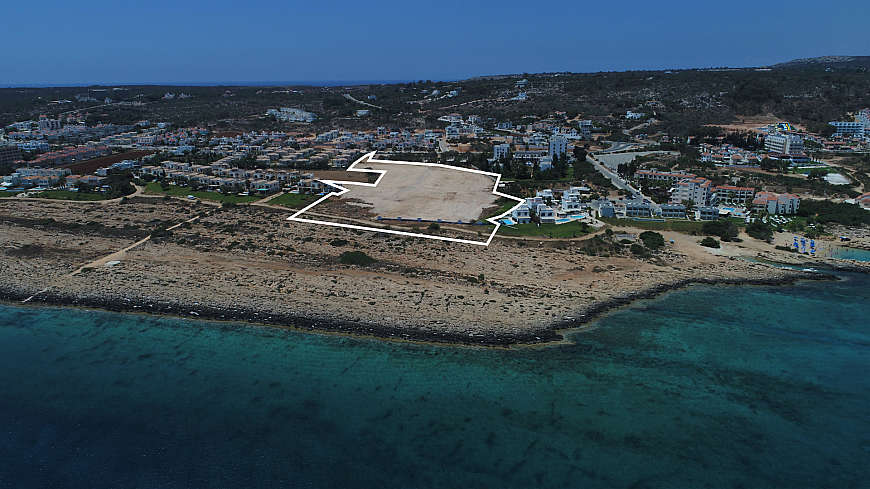 Prime Beachfront Land with building permit/ Protaras.