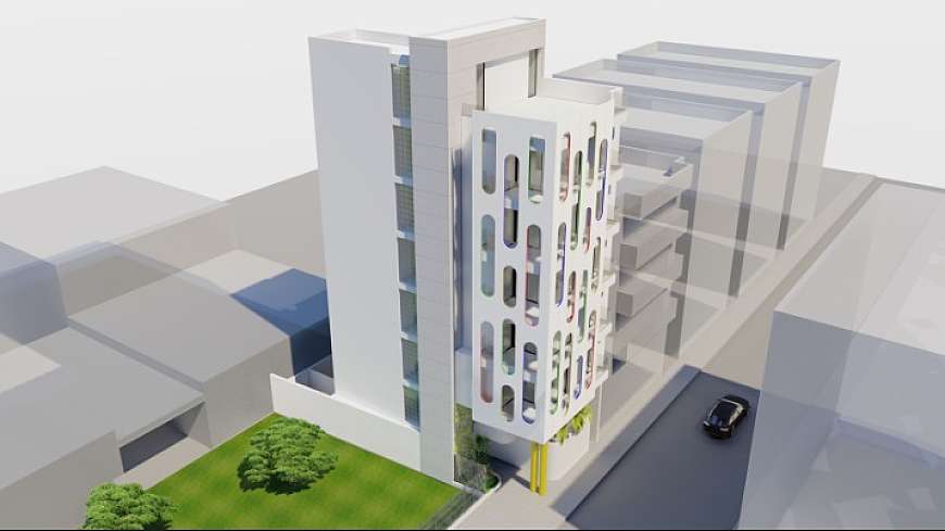 Central plot in Larnaca for sale with architects plans.
