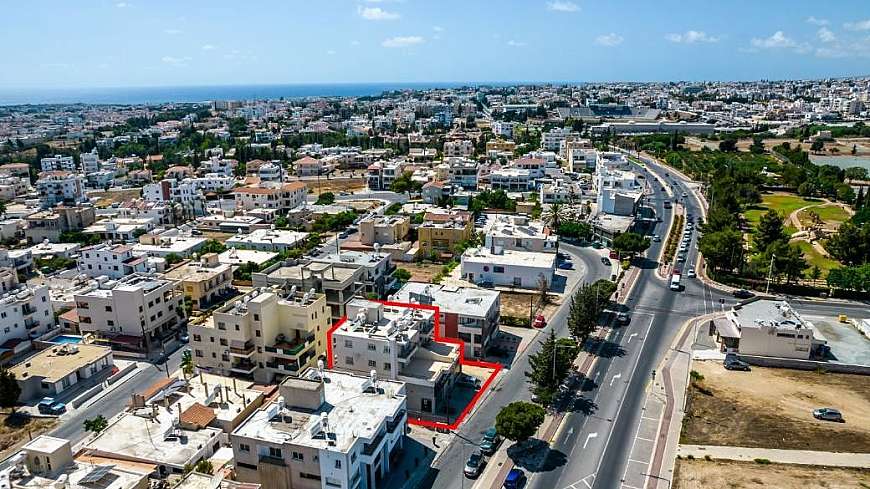 Three-storey mixed use building in Geroskipou, Paphos
