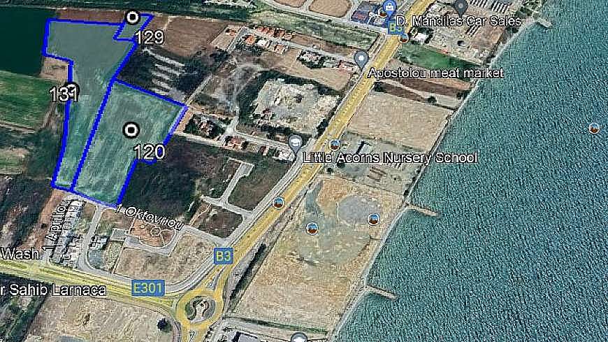 Prime Land off Larnaca Dhekelia road -opposite Land of tomorrow and the New Marina.