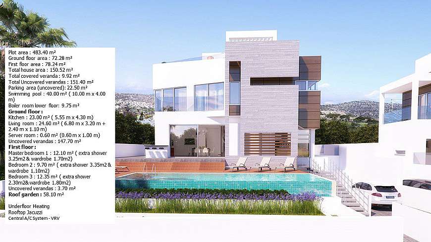 3 bdrm houses/Limassol