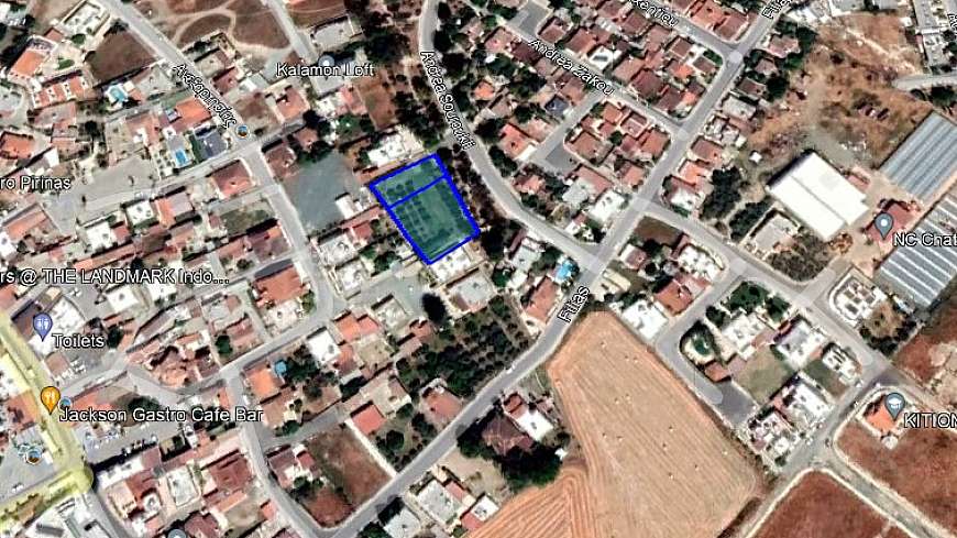 Large residential plot  in KITI Larnaca.
