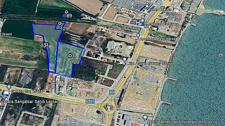 Prime Land off Larnaca Dhekelia road -opposite Land of tomorrow and the New Marina.