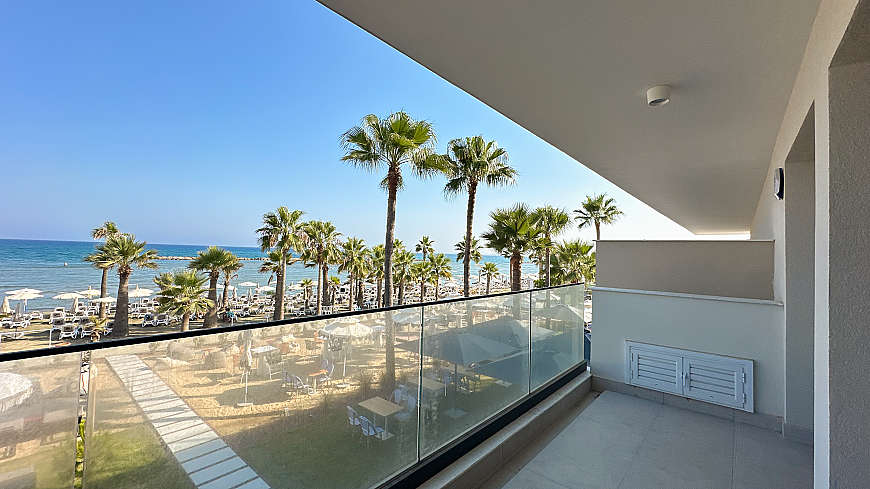 One Bedroom Beachfront Apartment For Sale, Larnaca Bay,Dhekelia Road.