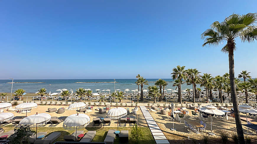 One Bedroom Beachfront Apartment For Sale, Larnaca Bay,Dhekelia Road.