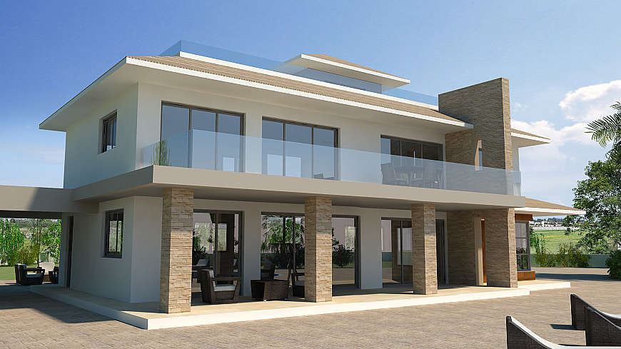 5 bdrm beachfront villa for sale/Ormidhia
