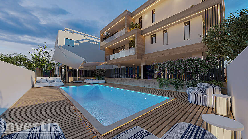 Modern Apartment in Vergina, Larnaka with Private Jacuzzi, Pool & Gym Access