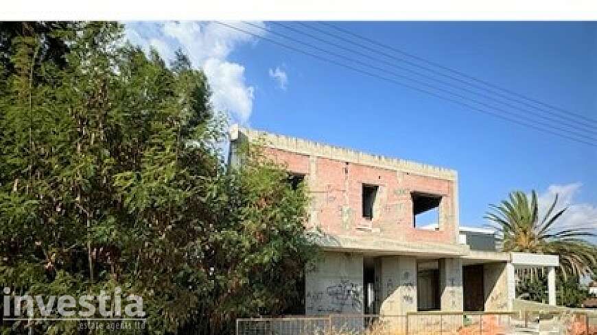 Incomplete Two-Storey Home For Sale in Arediou, Nicosia