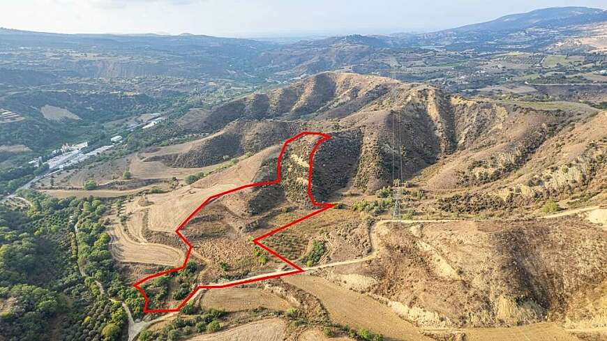 Shared agricultural field in Giolou, Paphos