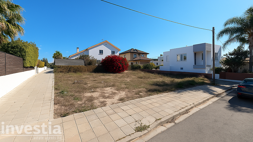 Building plot-land Kamares Larnaca.