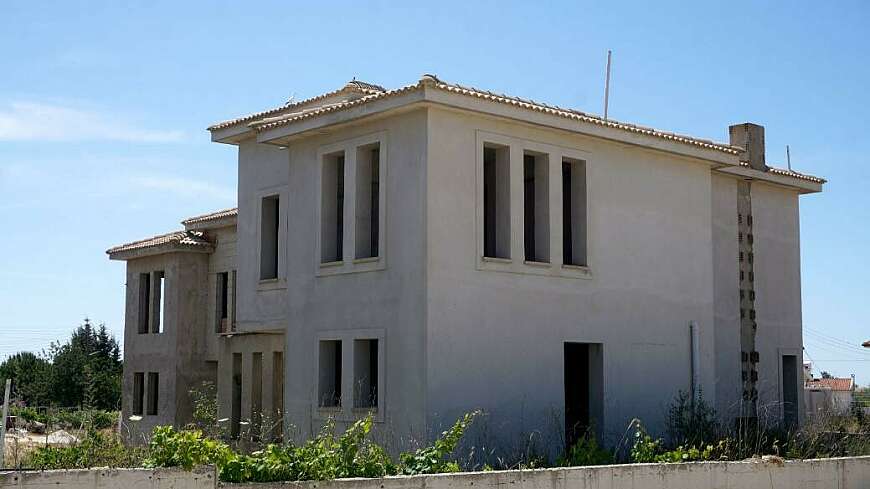 Incomplete residential development in Koili, Paphos