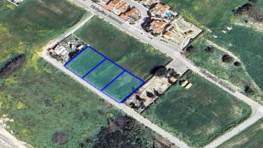 3 Adjacent Plots for Sale in Pyla Village, Near UCLan University,Larnaca.