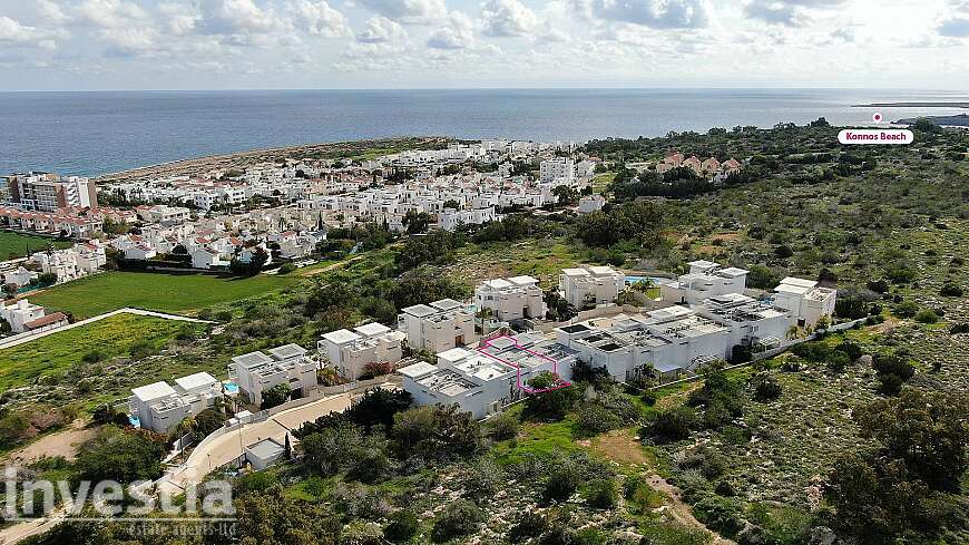 Coastal Two-storey semi-detached house, in Cavo Greco, Paralimni