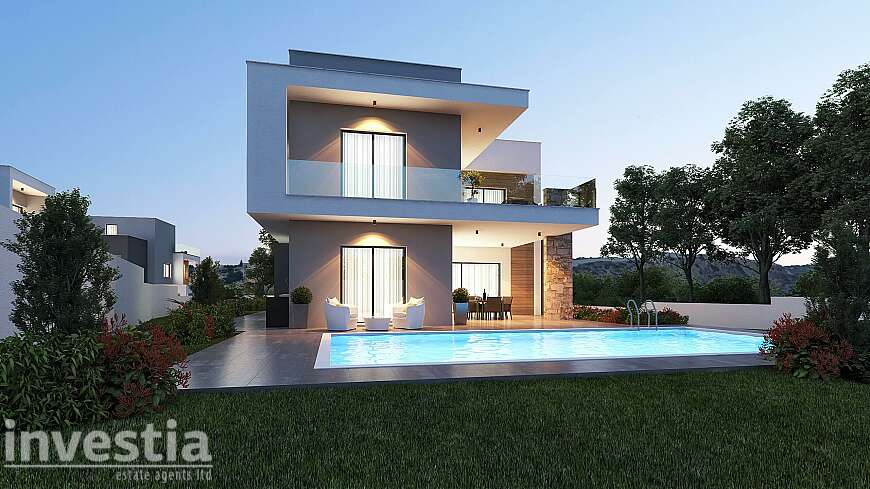 Modern Villas For Sale in Mouttayiaka, Limassol