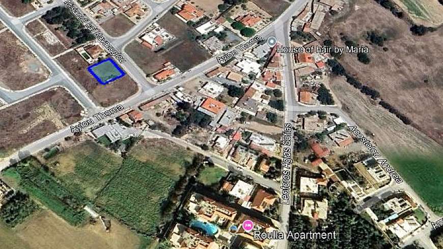 Plot for sale with building permit in place in Kiti,Larnaca.