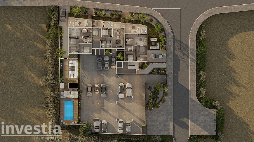 Modern Apartment in Vergina, Larnaka with Private Jacuzzi, Pool & Gym Access