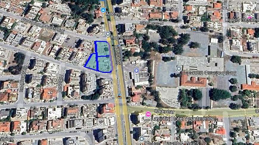 Plots for sale with planning permit/Phaneromeni,Larnaca