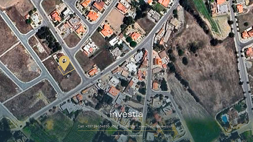 Plot for sale with building permit in place in Kiti,Larnaca.