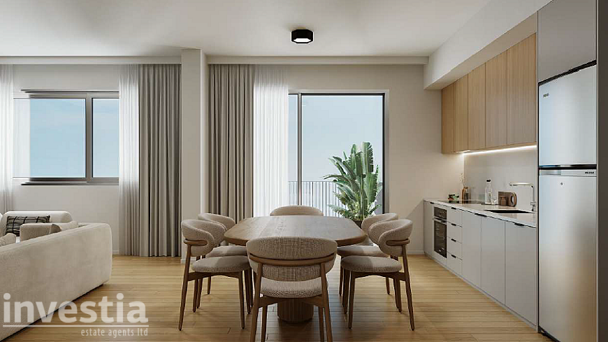 ⁠Two-bedroom whole floor apartment in Central Limassol For Sale