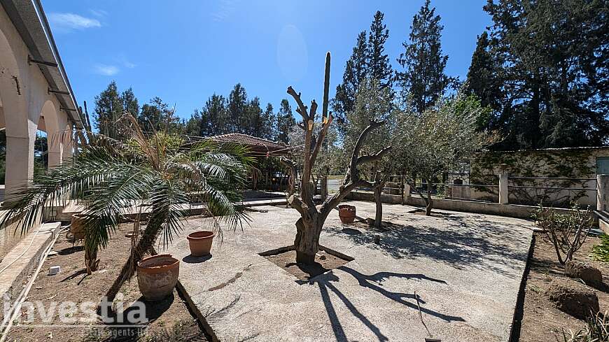 Charming Countryside Home For Sale on a Spacious Plot in Psevdas, Larnaca