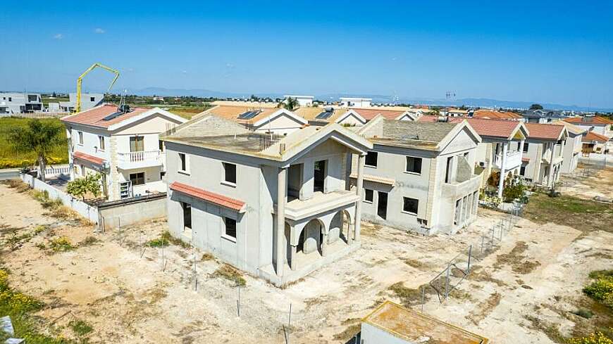 Incomplete residential development in Frenaros, Famagusta