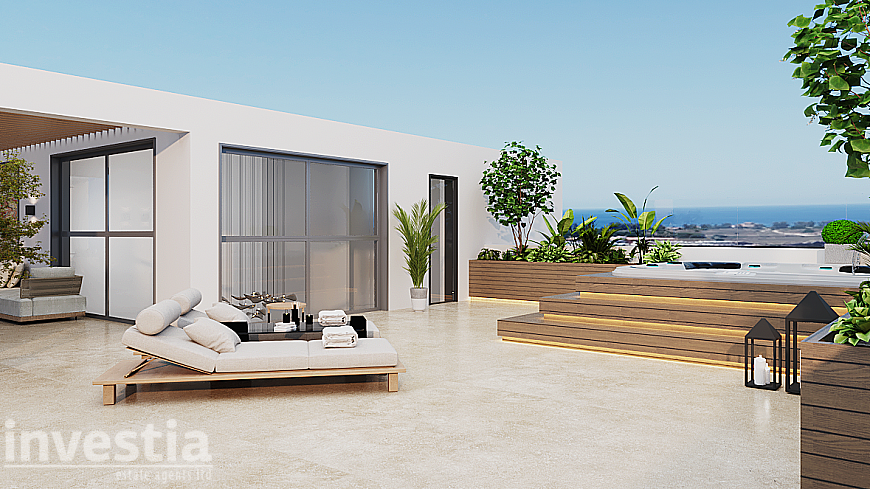4+ Bedroom Penthouses with Resort Facilities in Paphos