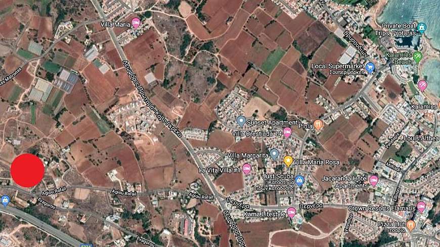 Plot for Sale in Pernera Area €480,000 (Or half Plot for €240,000)
