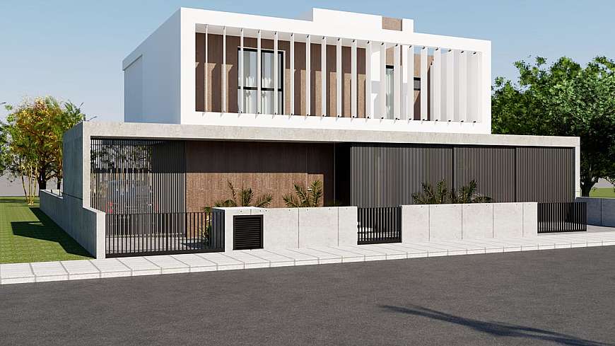 Plot with planning permit in Pyla,Larnaca for two houses.