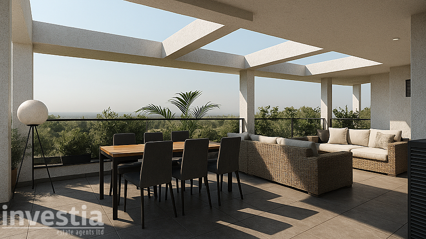 2 Bedroom Penthouse with Roof Garden for sale near Metropolis Mall, Larnaca