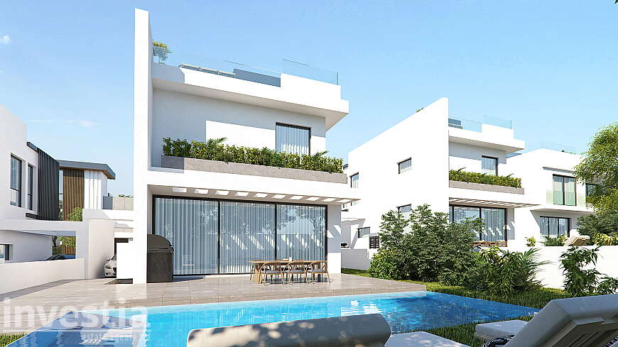 Contemporary Villas For Sale in Oroklini, Larnaca