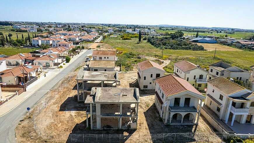 Incomplete residential development in Frenaros, Famagusta