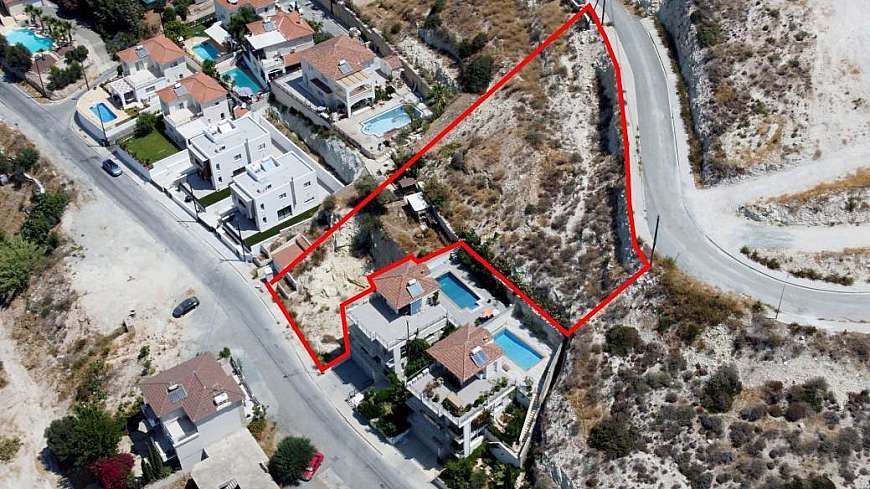 Unutilized building density in Agios Tychon, Limassol