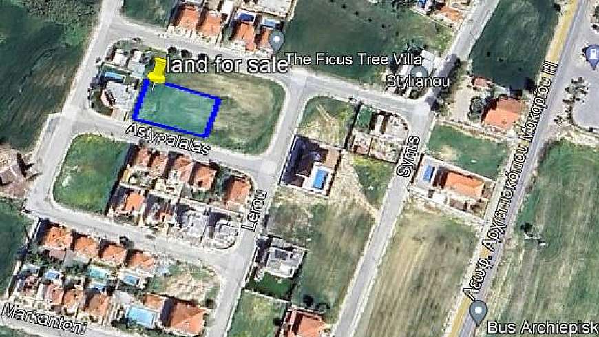 Plot with planning permit in Pyla,Larnaca for two houses.