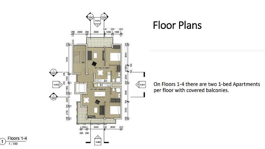 Central plot in Larnaca for sale with architects plans.