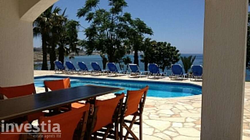 6 Bedroom Seafront Luxury Villa for sale in Chloraka, Paphos