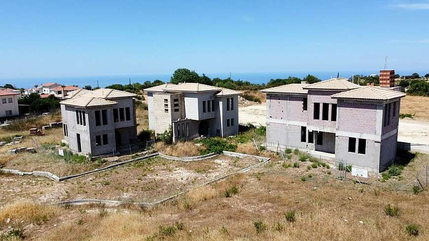 Incomplete residential development in Koili, Paphos