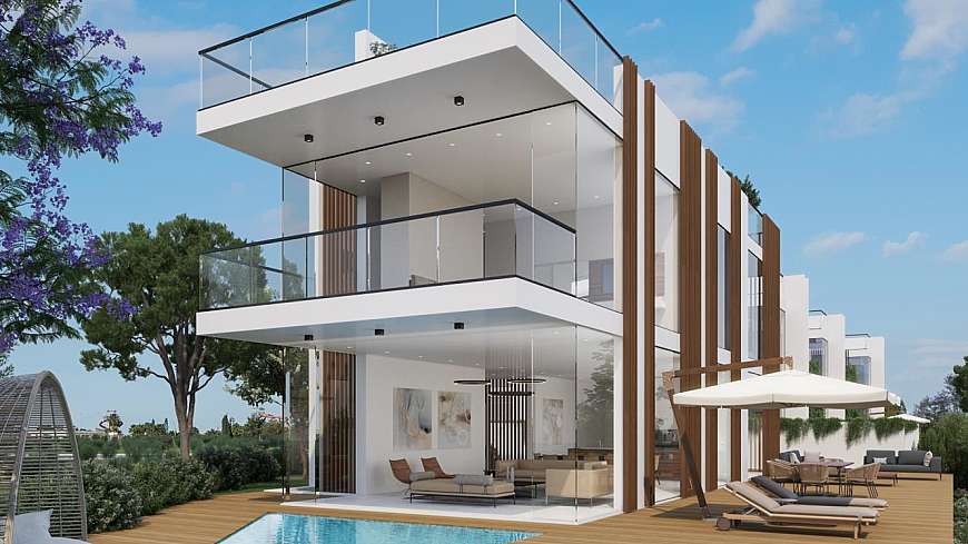 5 bdrm beach front villas for sale/Agia Napa