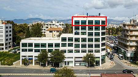 Office on the 6th floor in Agioi Omologites, Nicosia