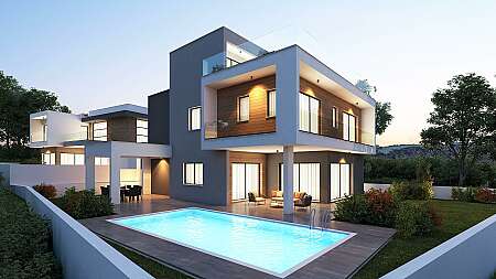 Modern Villas For Sale in Mouttayiaka, Limassol