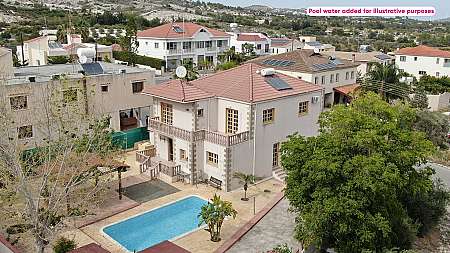 Two storey House with a Swimming Pool in Anglisides, Larnaca