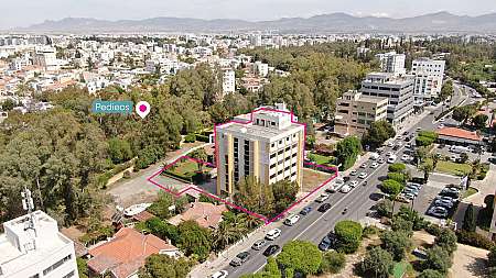 Incomplete six-storey mixed-use building in Nicosia