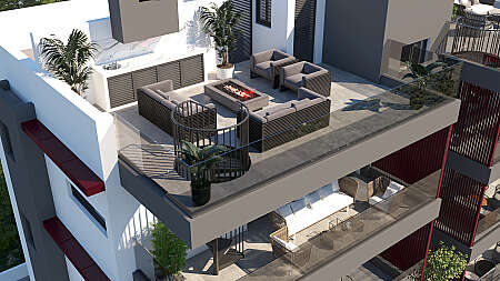 2 bdrm penthouse flats for sale/Livadhia