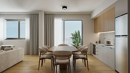 ⁠Two-bedroom whole floor apartment in Central Limassol For Sale
