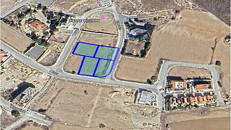 Four adjecent building plots for sale ,Pyla,Larnaca.