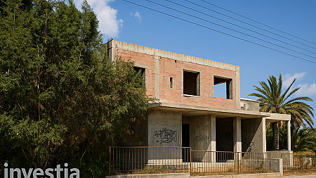 Incomplete Two-Storey Home For Sale in Arediou, Nicosia