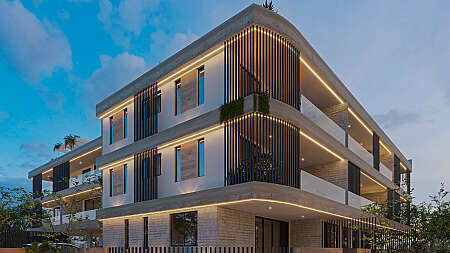 Modern Apartment in Vergina, Larnaka with Private Jacuzzi, Pool & Gym Access