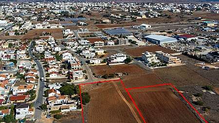 Two adjacent residential fields in Deryneia, Famagusta