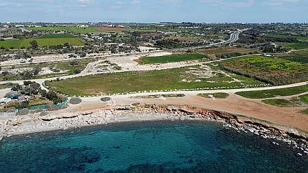 Beachfront land for sale/Ormidhia
