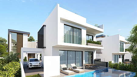Contemporary Villas For Sale in Oroklini, Larnaca
